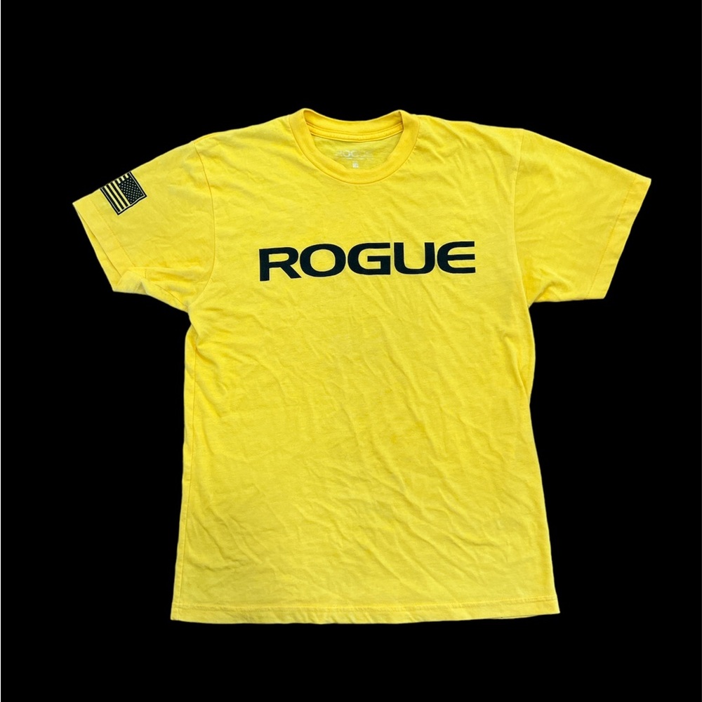 Rogue Fitness Basic Tee Shirt GOLD Size: Medium